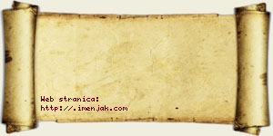 Emilija Mećava vizit kartica